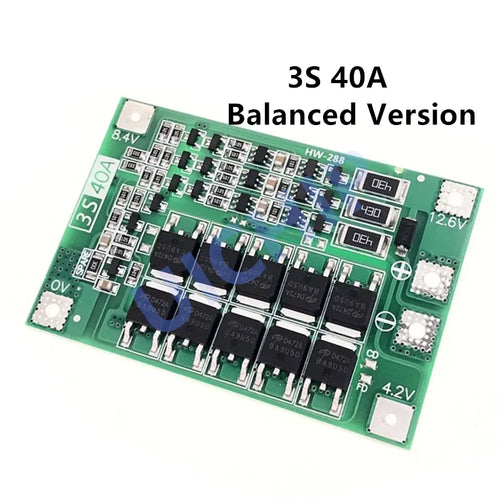 3S/4S 40A 60A Li-ion Battery Charger Protection Board 18650 BMS For