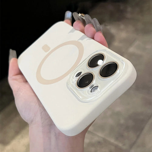 Liquid Silicone Magnetic Case For iPhone 16 15 13 14 12 Pro Max For