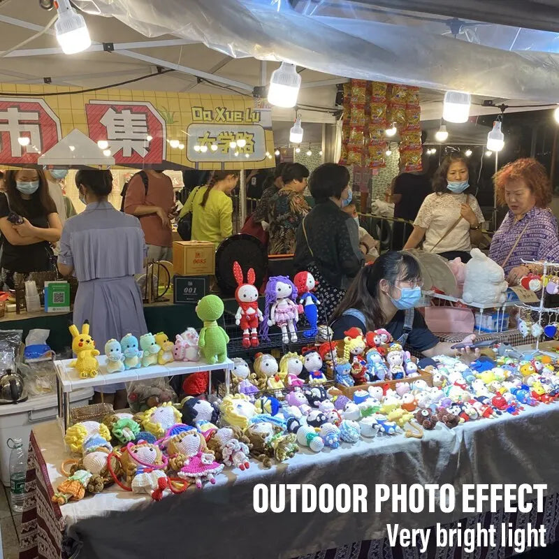 Outdoor USB Rechargeable LED Lamp Bulbs High Brightness Emergency