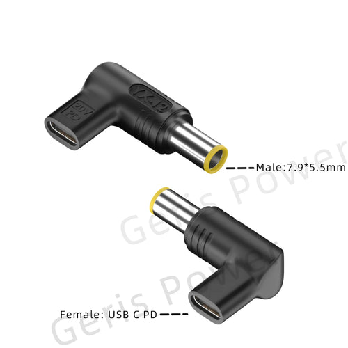 PD 100W Type C to Universal Laptop Charger Converter for Asus Lenovo