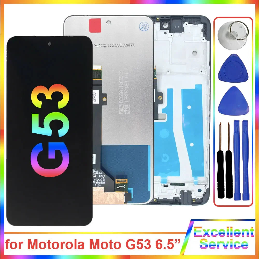 Tested LCD for Motorola Moto G53 XT2335-2 LCD Display Touch Screen
