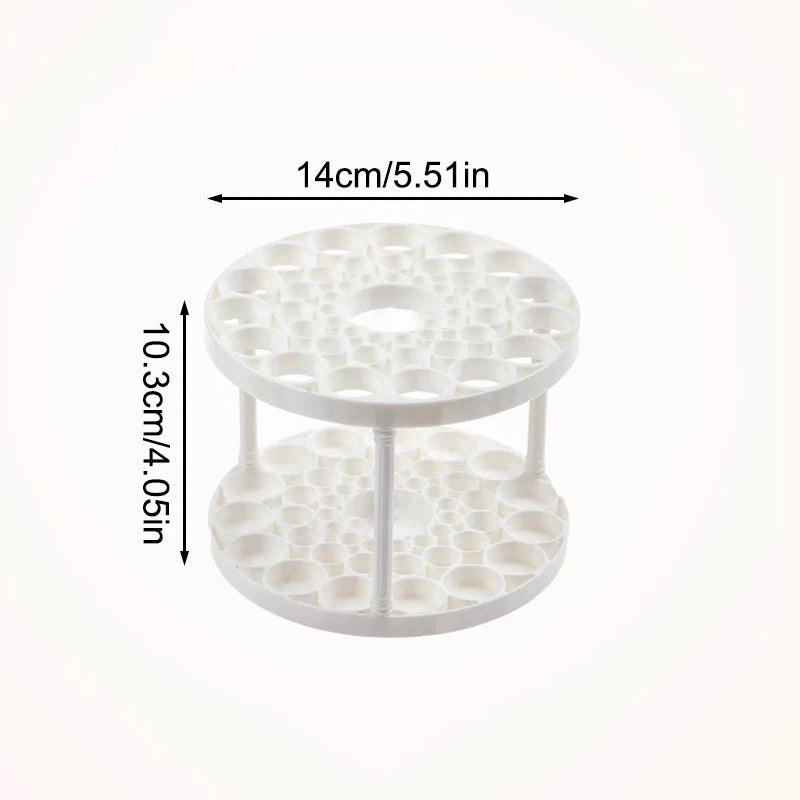 45 Hole Makeup Brush Storage Rack Brush Storage Box Detachable And