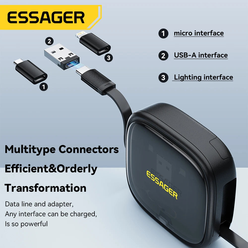 Essager USB C To Tpye C Cable PD 60W for Xiaomi Poco Fast Charging