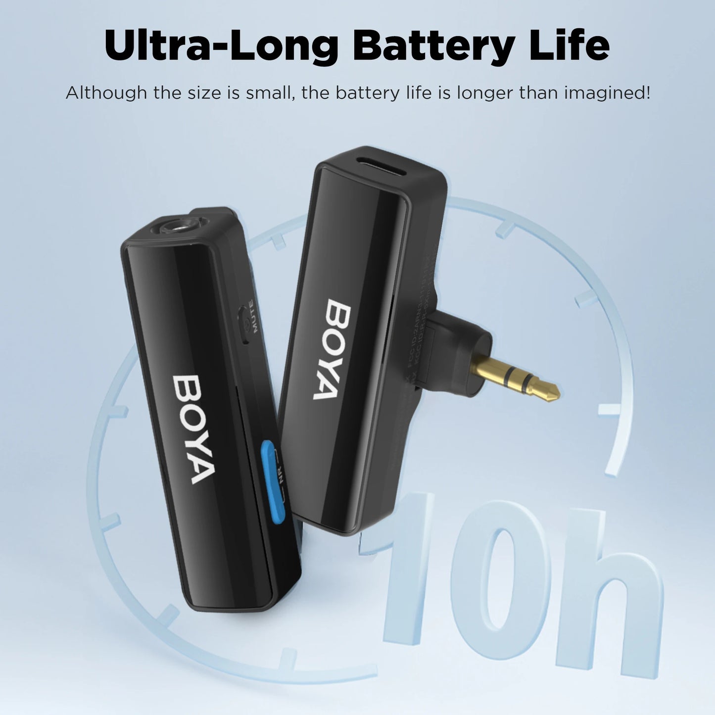 BOYA BOYALINK A Wireless Lavalier Lapel Microphone for iPhone Android