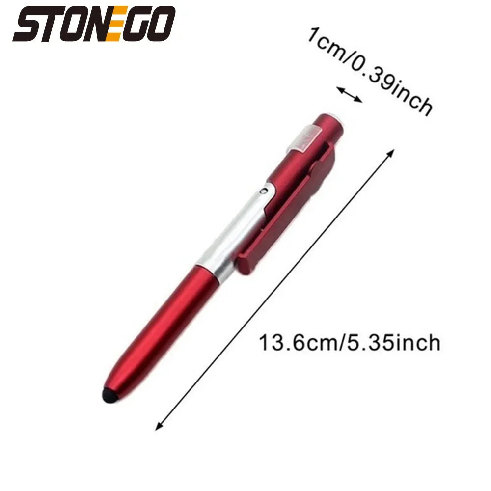 STONEGO 4 in 1 Multifunction Ballpoint Pen with LED Light Fold Phone