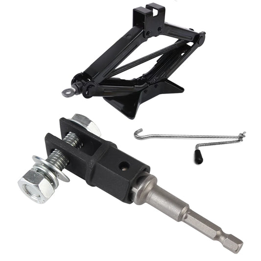 Car Jacks Lifting Equipment Scissor Jack Adapter Rod 1/2 Inch Wrench