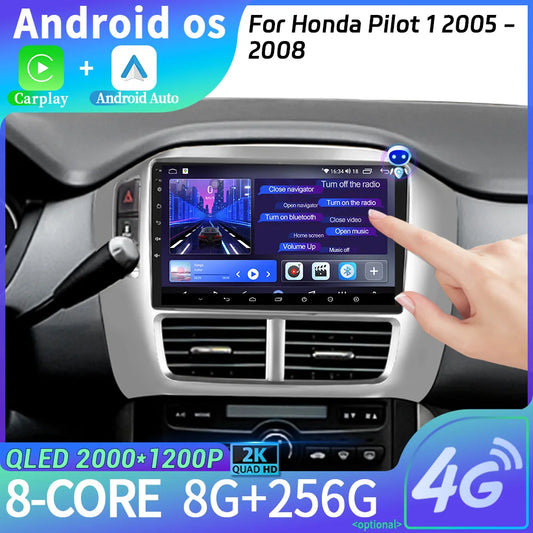 Car Radio Multimedia Navigation Stereo Head Unit Screen Android 14 For