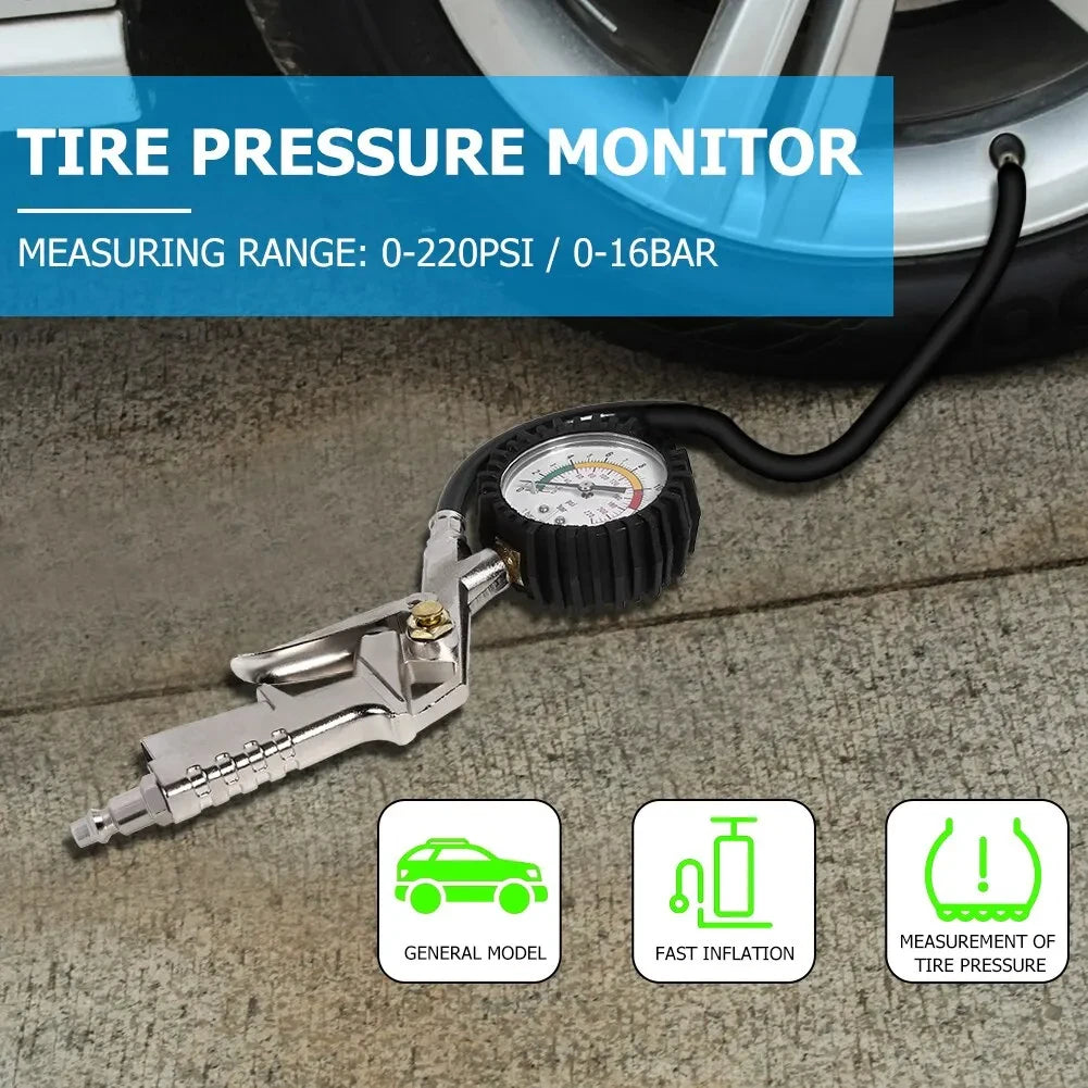 220PSI Car Motorcycle Multifunctional Tire Air Pressure Monitoring