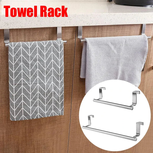 3PCS Stainless Steel Towel Rack Bathroom Towel Holder Stand Kitchen