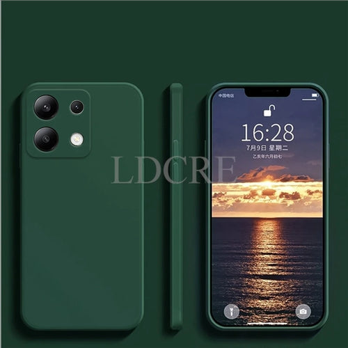 For Xiaomi Redmi Note 13 Case Liquid Silicone Cover Redmi Note 13 Pro