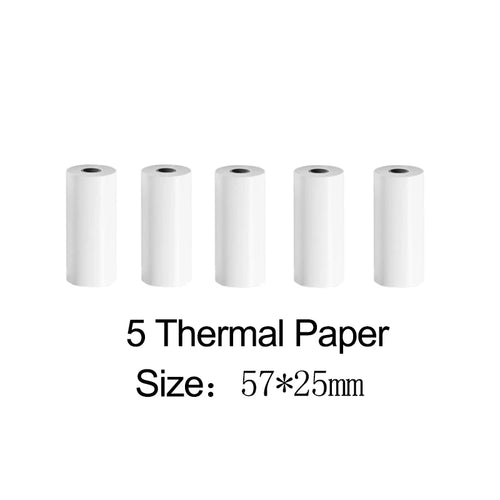 Portable Mini Pocket Printer With Wireless Inkless Printing For Photos