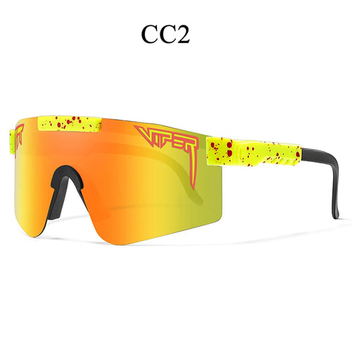 Men Women Pit Viper Cycling Glasses UV400 Sunglasses Adults Outdoor