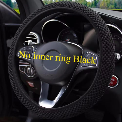 Car Steering Wheel Cover Silicone Steering Covers Four seasons Elastic