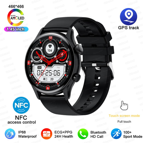 For XIAOMI HD Bluetooth Call Watch 2024 ECG Smart Watch Women AMOLED