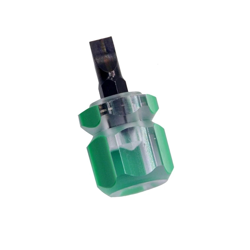 2-piece Mini Screwdriver, Short Handle Cross Head Slotted Star Micro ,