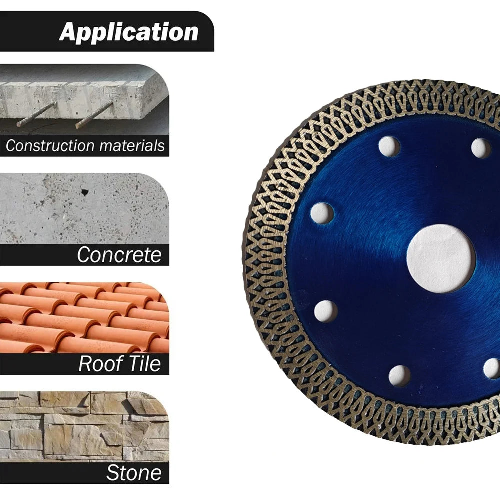 105MM/115MM/125MM Turbo Diamond Saw Blade Granite Marble Cutting Disc