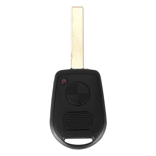 KEYYOU 3 Button Uncut Blade Car Key Replacement Remote Key Case Shell