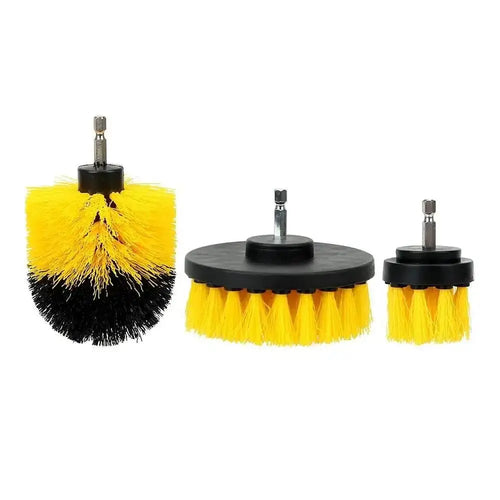 3pcs Drill Brush Attachment Set Power Scrubber Brush With Drill Scrub