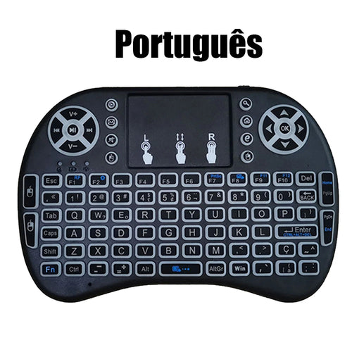 2.4G Air Mouse with Touchpad Keyboard i8 Arabic French Spanish Russian