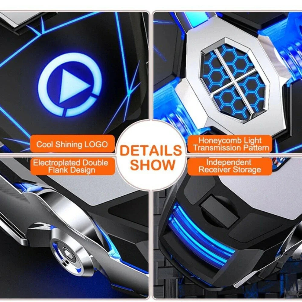 Wireless Optical 2.4G USB Gaming Mouse 1600DPI 7 Color LED Backlit