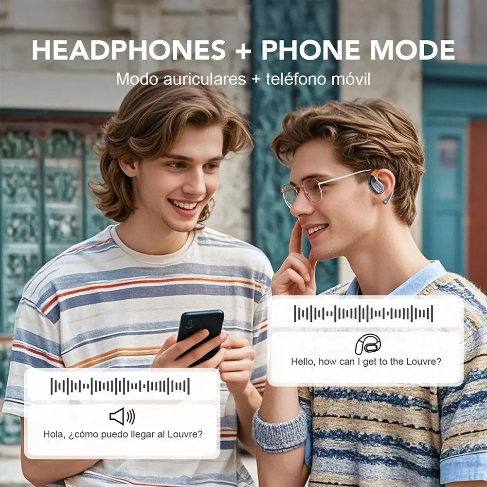 AI Translator Earphone Wireless Bluetooth-compatible Translation