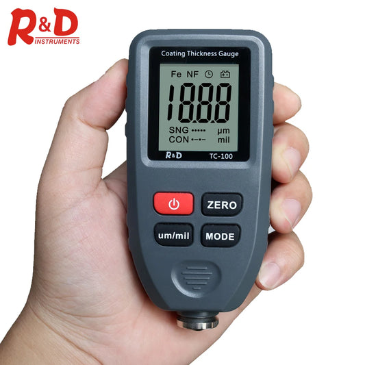 R&D TC100 Automobile Thickness Gauge Car Paint Tester Thickness