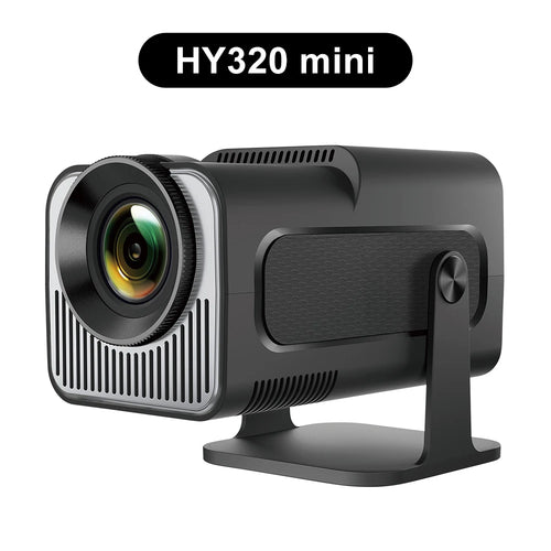 HY320Mini Projector Salange Portable 4K 8K Video Support Native 720P