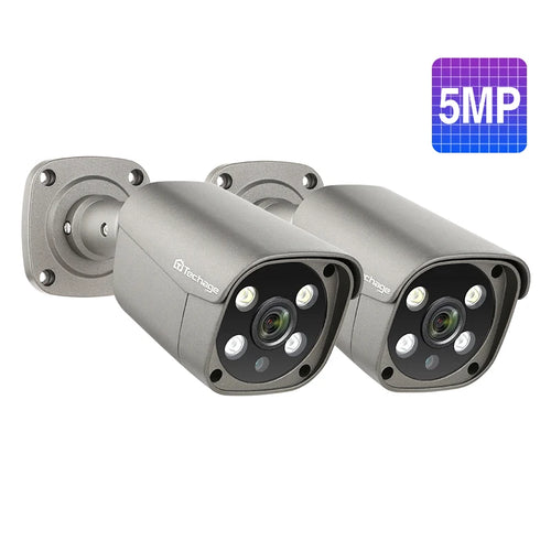 Techage UHD 4K 8MP 5MP Security POE Camera Smart AI Human Detect