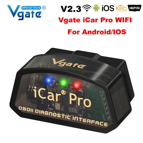 Vgate iCar Pro elm327 V2.3 OBD 2 OBD2 Car diagnostic Tools WIFI