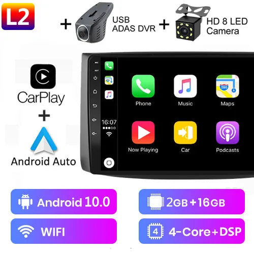 4G+64G Android10.0 For Chevrolet AVEO T250 2006 - 2012 car radio 2 din