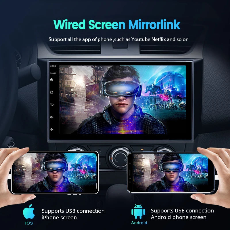 CarlinKit Wred & Wireless Android Auto & CarPlay Dongle Car USB