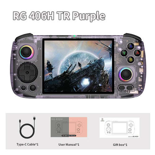 ANBERNIC RG406H RG 406H Handheld Game Console 4inch IPS Multi-touch