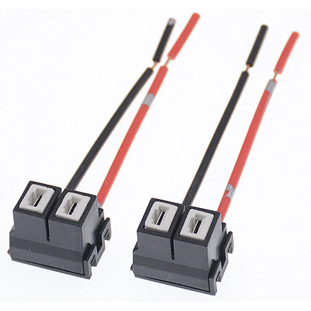 2pcs Socket Adapter Wiring Harness Sockets Car Wire Connector Cable