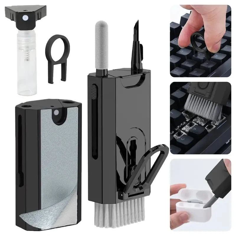 8 In1 Cleaning Kit Computer Keyboard Cleaner Brush Earphones Cleaning