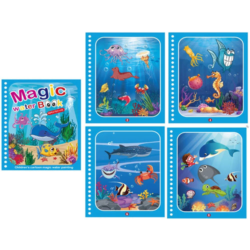 NEW Kids Magic Water Drawing Books Coloring Books Painting Toys for