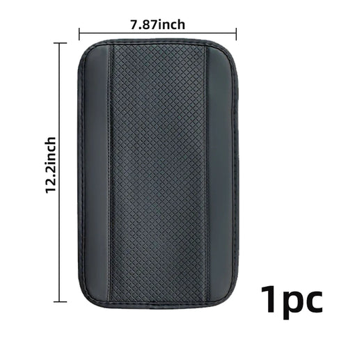 Car Armrest Cover Mat Universal PU Leather Car Interior Central