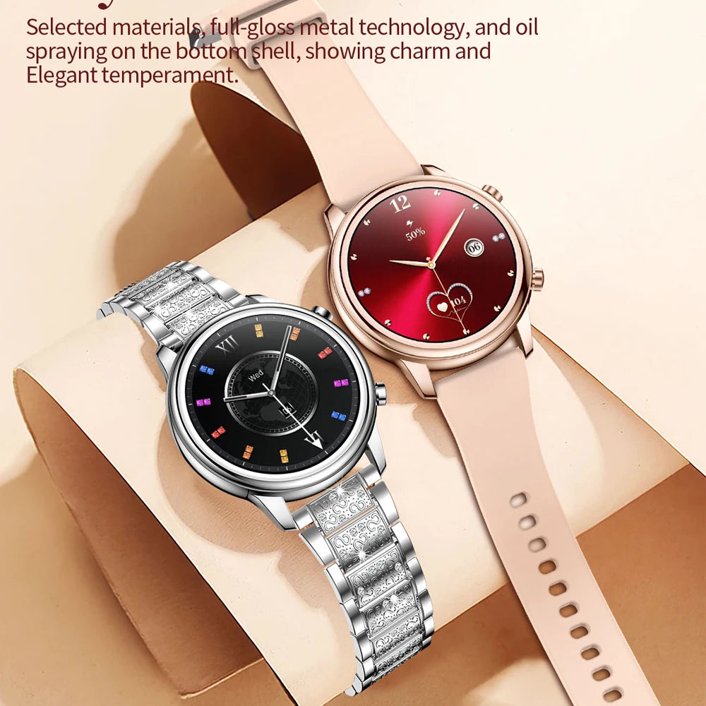 2024 New Bluetooth Call Smart Watch Women 360*360 HD Display Heart