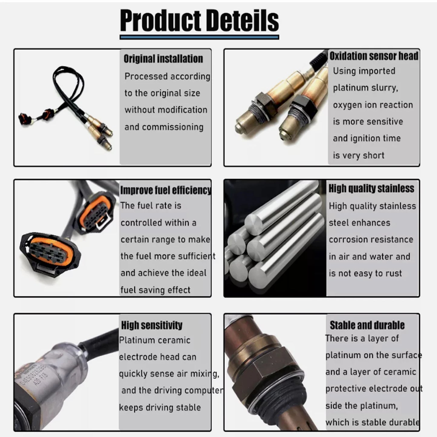 New Upstream & Downstream Oxygen O2 Sensor For 2011 2012 2013 2014