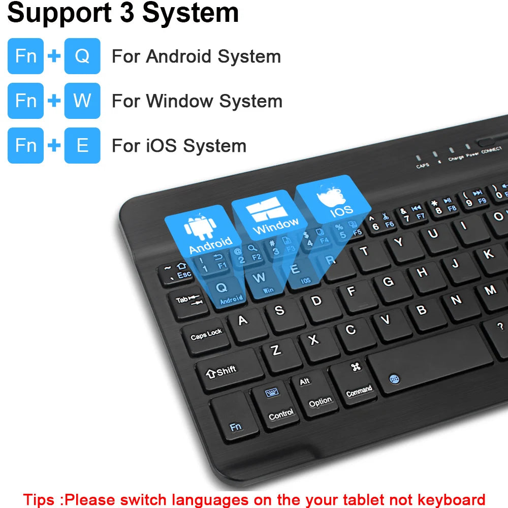 Bluetooth Wireless Keyboard Mini Keyboard For Laptop Tablet Phone Ipad