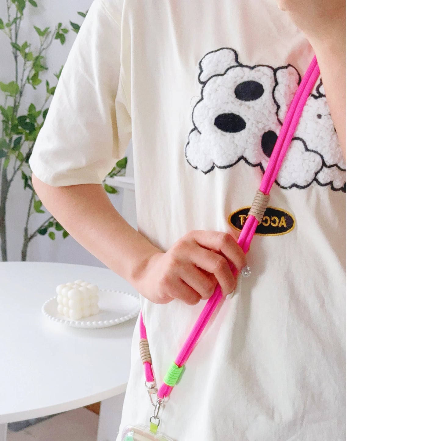 Personalized Trend Double Color Mobile Phone Universal Lanyard