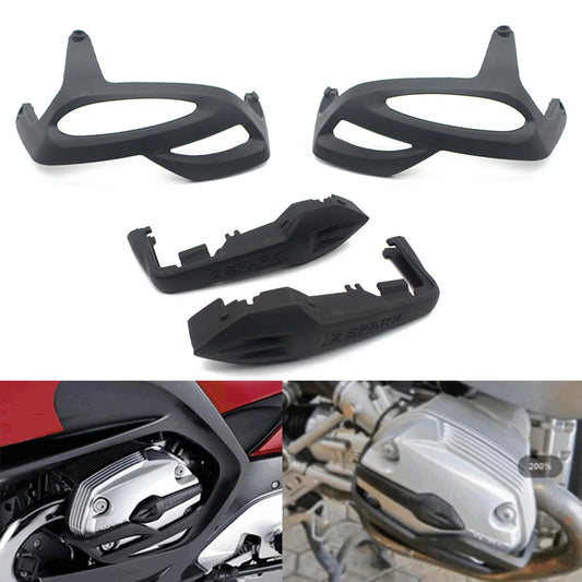 Motorcycle Hood Spark Plug Cover Anti-Fall Side Cover for BMW R1200GS