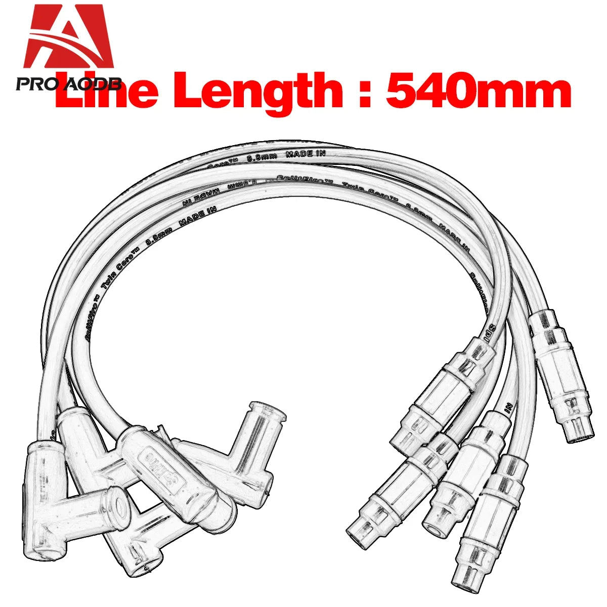 Universal Motorcycle Ignition Coil Spark Plug Iridium Power Cable For