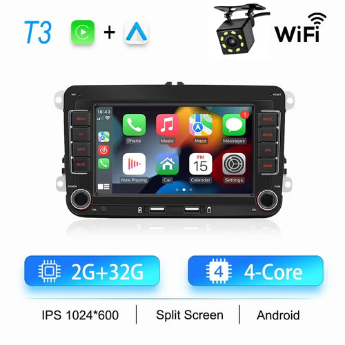 2Din Car Radio Android for Volkswagen Golf 5 6 Polo Passat B6 B7 CC