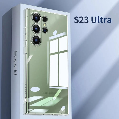 Toocki Phone Case for Samsung S24 S23 S22 S21 Plus Ultra Clear Case