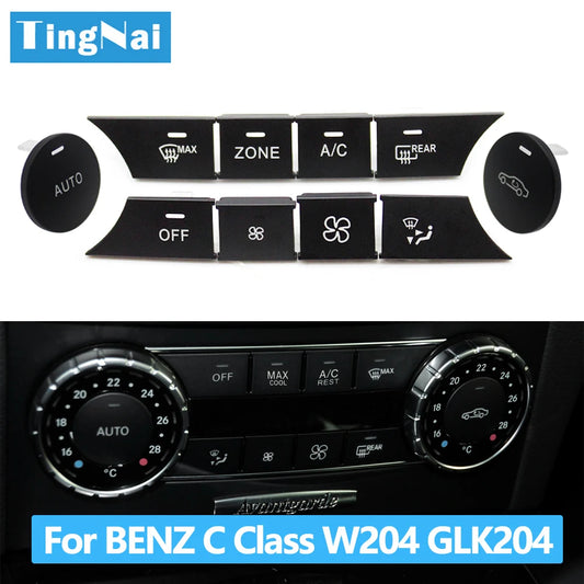 Front Console AC Heater Climate Control Switch Button Covers
