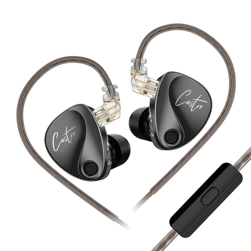 NEW KZ Castor In Ear HiFi Earphone 2DD Dynamic High-end Tunable