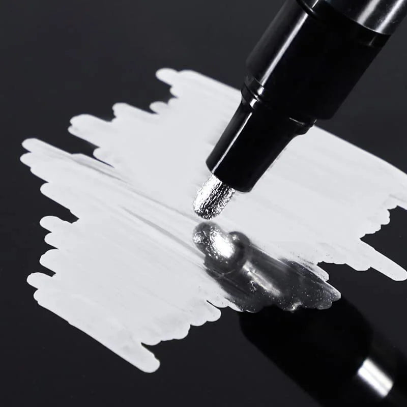 3/2/1pcs Chrome Mirror Marker Pen 2mm DIY Reflective Paint Pen