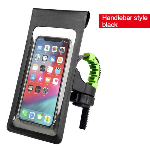 Bike Holder Waterproof Pouch Bag Bicycle Phone Case TPU Touchscreen