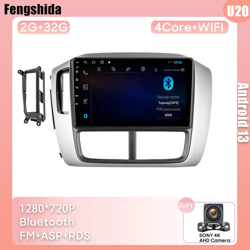 Car Video Player For Honda Pilot 1 2005 - 2008 WIFI Android Auto Car