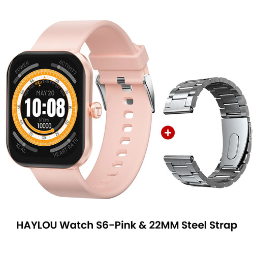 HAYLOU Watch S6 Smartwatch 2.01" HD Display Smart Watch Bluetooth